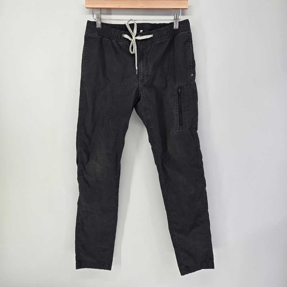 Vuori Ripstop Pant Women Medium Charcoal Gray Elastic Waist Hiking Travel Jogger